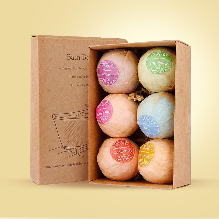 custom Bath Bomb Boxes