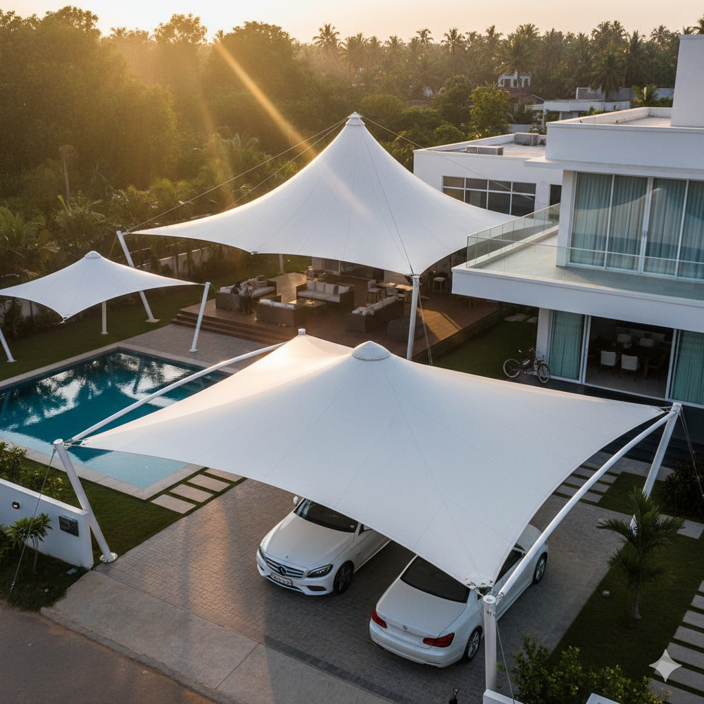tensile car porch Kottayam