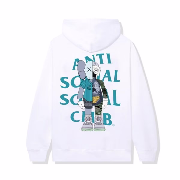 ASSC x Kaws White Hoodie
