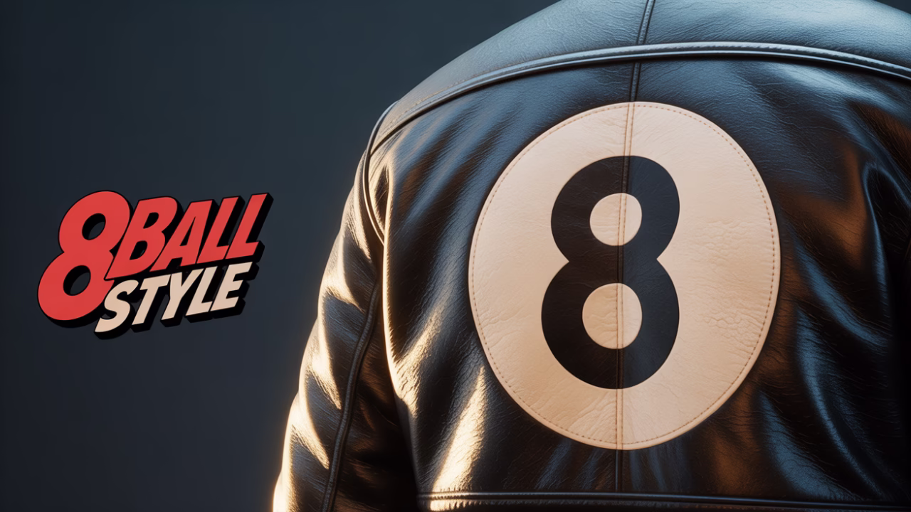 8 ball leather jacket
